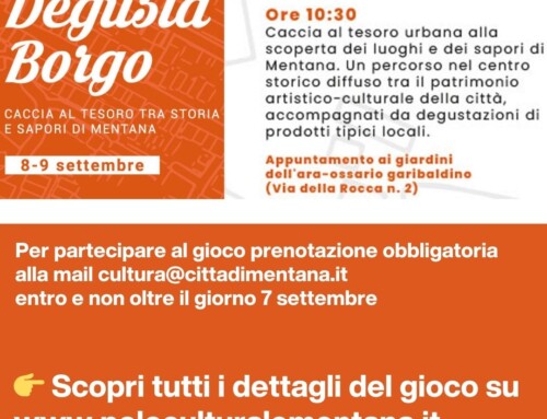 Caccia al tesoro cittadina di Mentana in occasione di DegustaBorgo